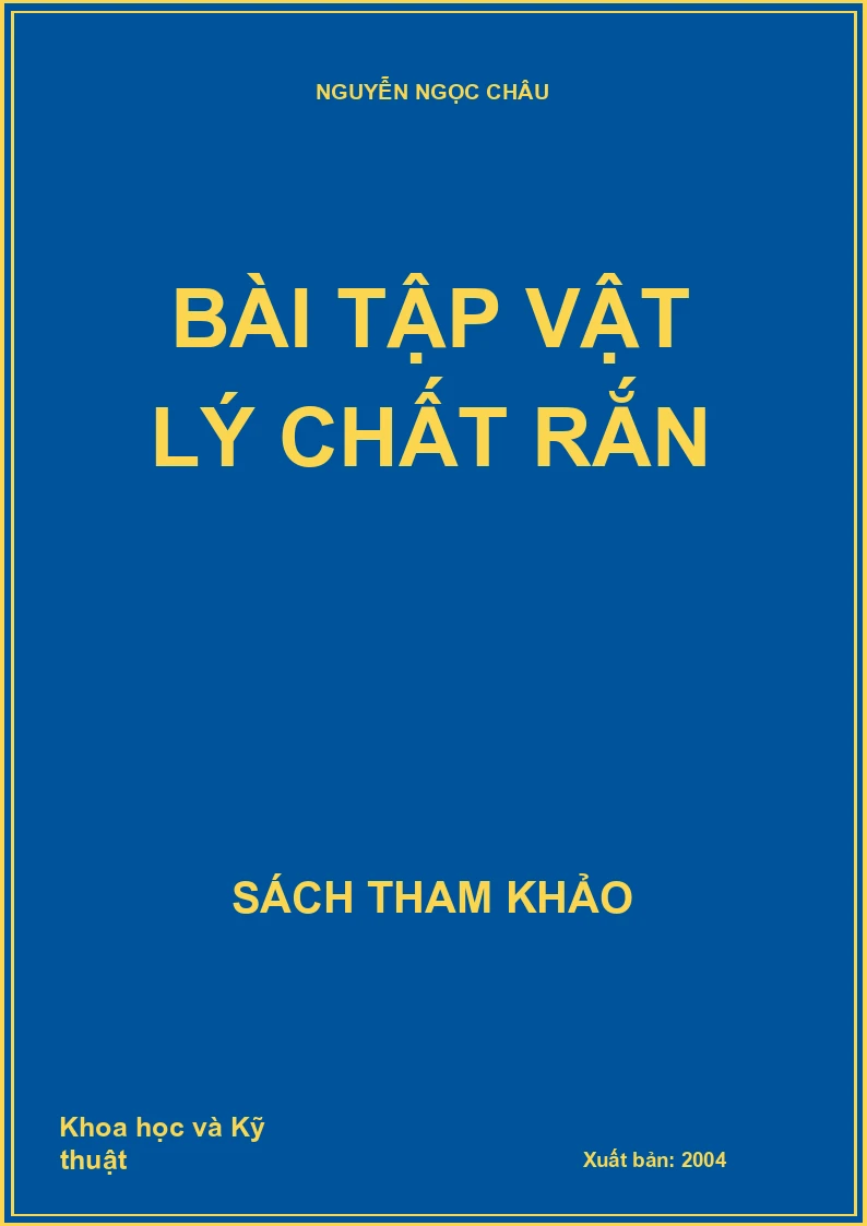 Bài Tập Vật Lý Chất Rắn