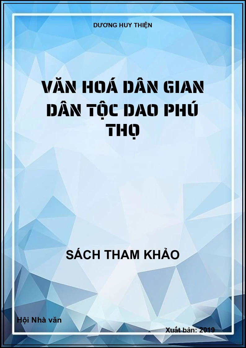 Văn hoá dân gian dân tộc Dao Phú Thọ