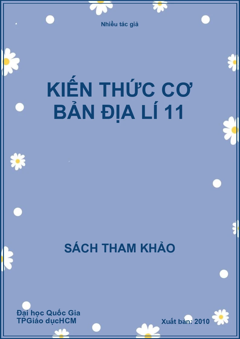 Kiến thức cơ bản địa lí 11