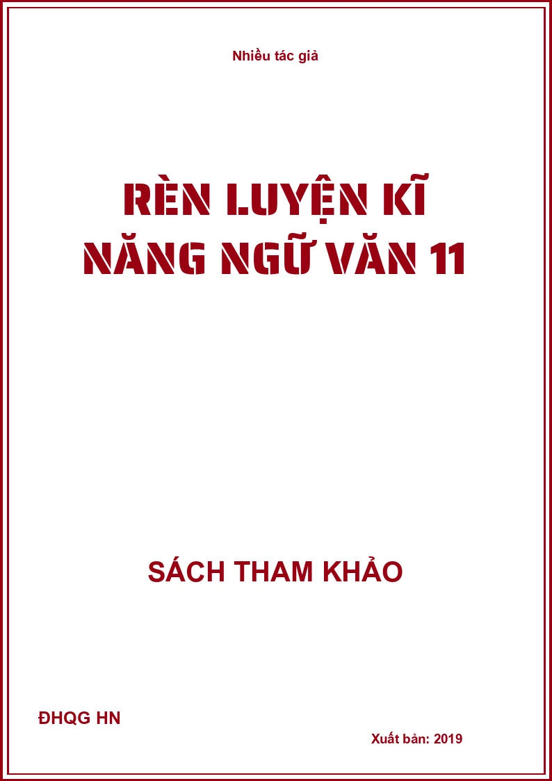 Rèn luyện kĩ năng Ngữ văn 11