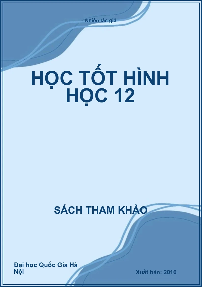 Học tốt hình học 12