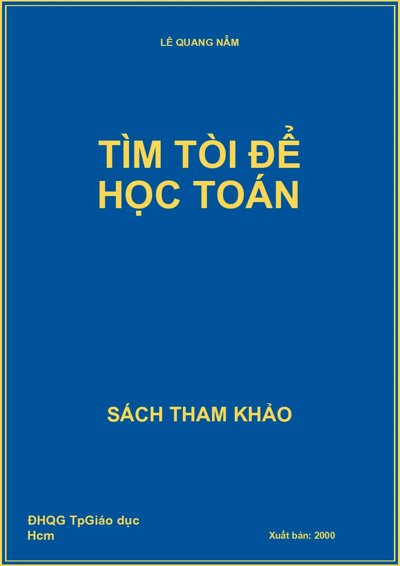 Tìm Tòi Để Học Toán