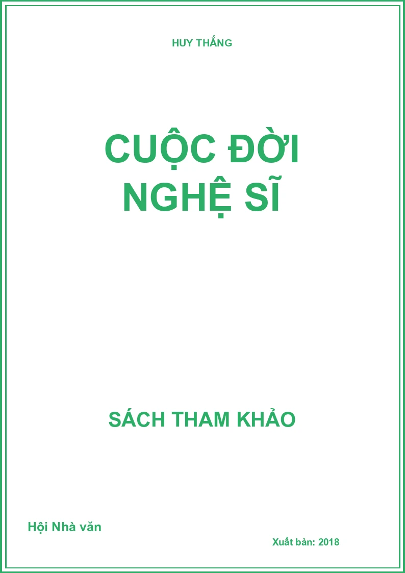 Cuộc đời nghệ sĩ