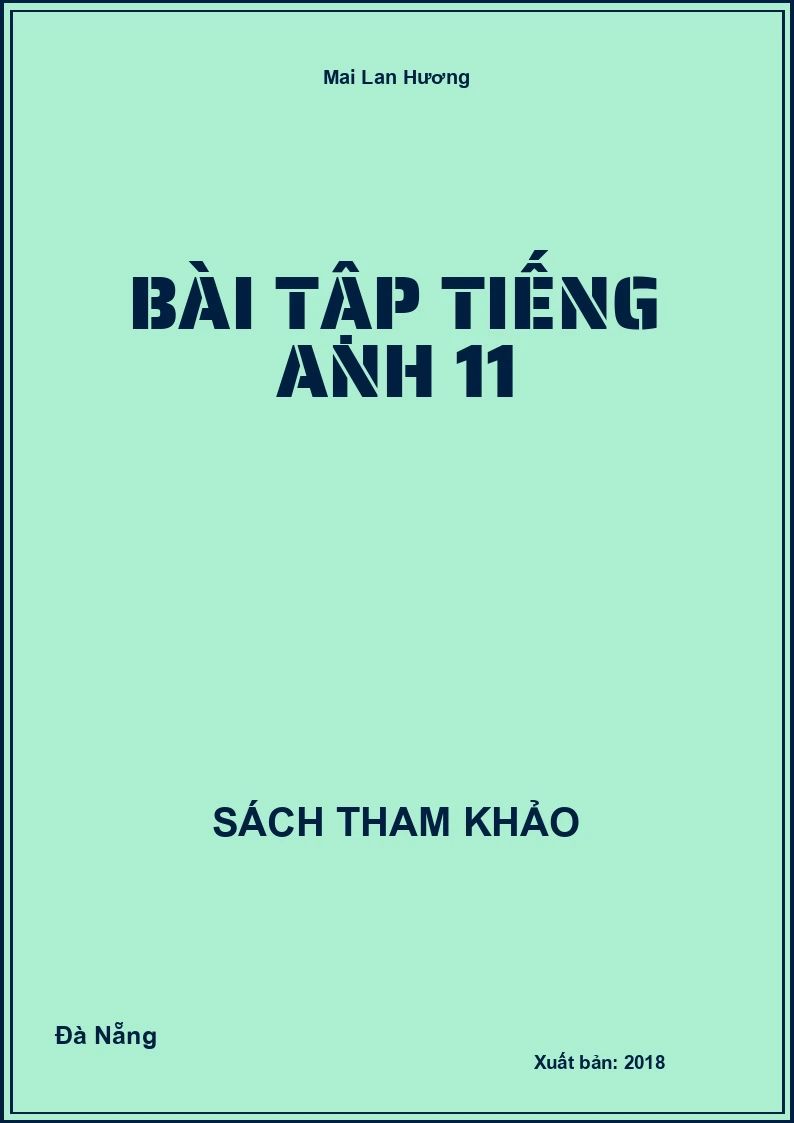 Bài tập tiếng Anh 11