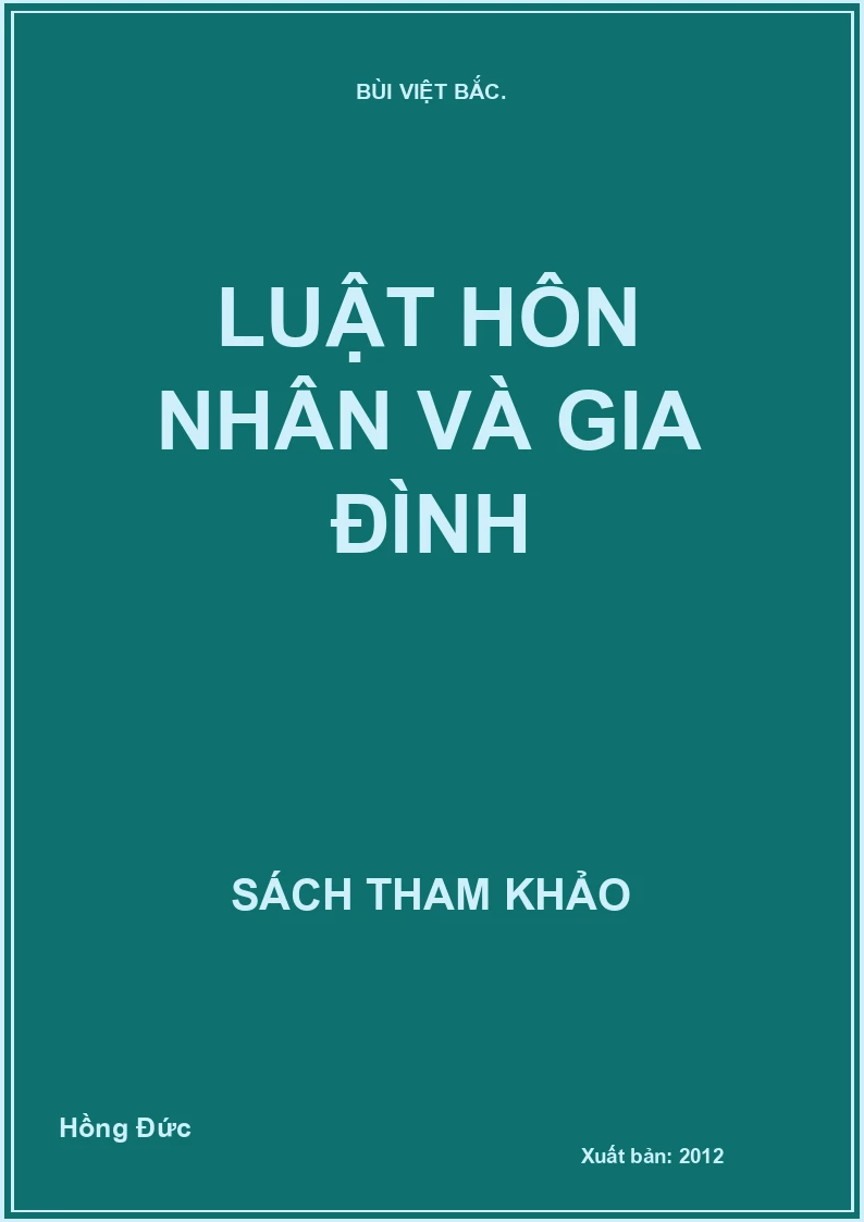 Luật Hôn Nhân Và Gia Đình