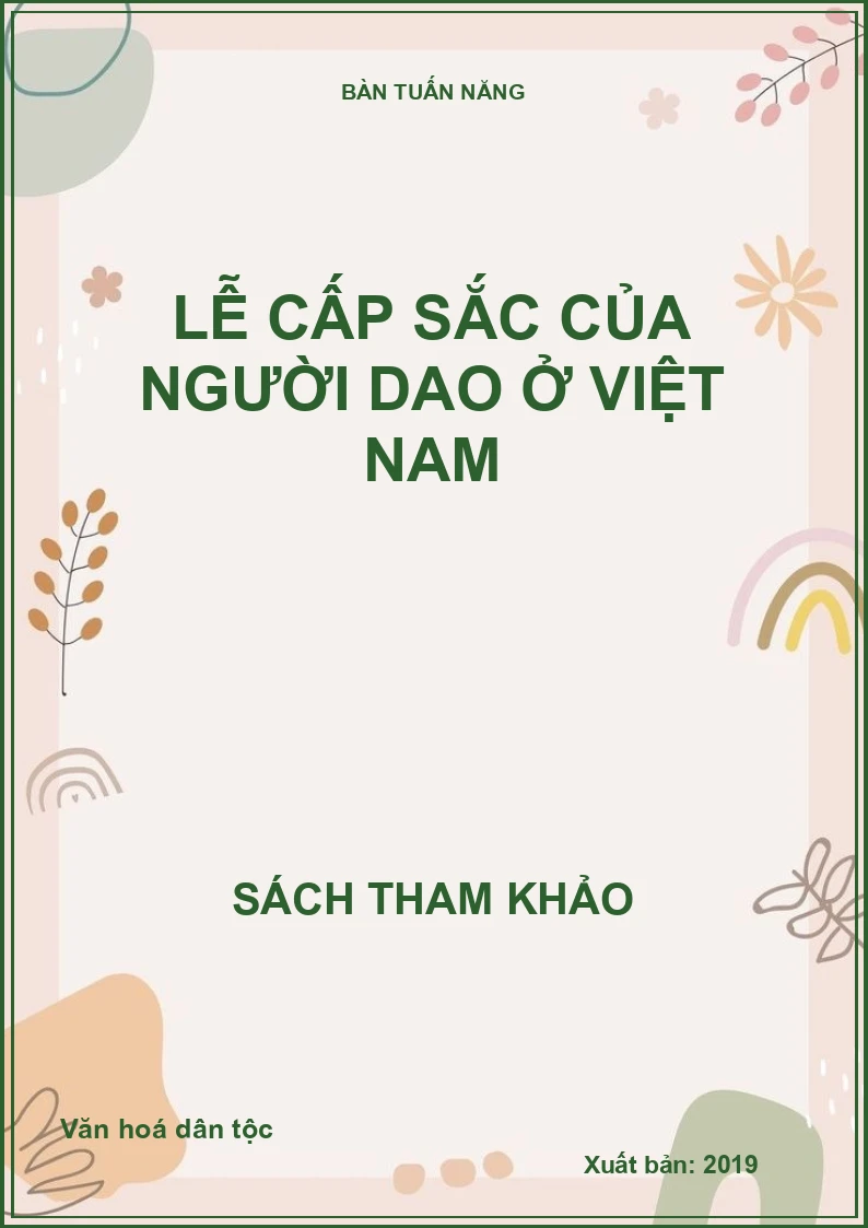Lễ cấp sắc của người Dao ở Việt Nam