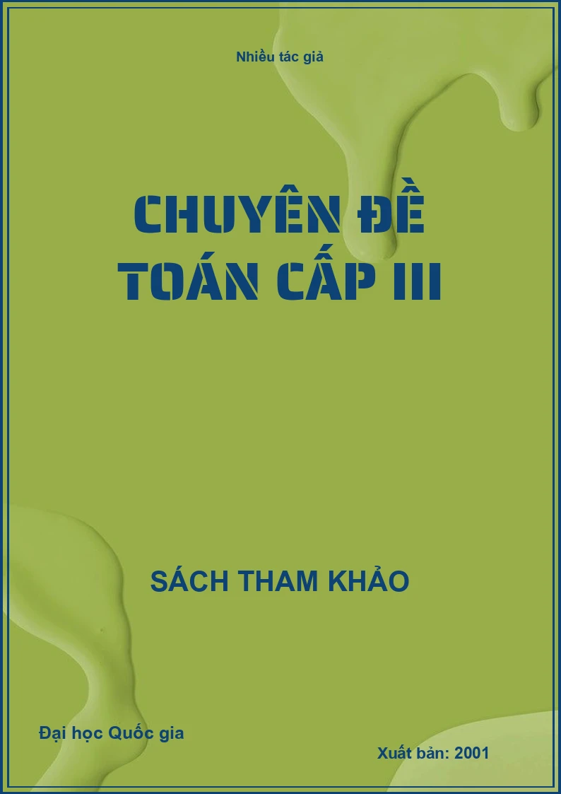Chuyên Đề Toán Cấp Iii