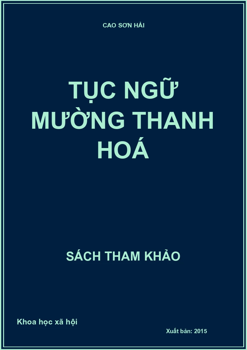 Tục ngữ Mường Thanh Hoá