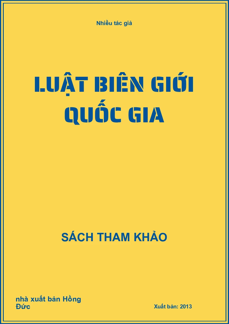 Luật Biên Giới Quốc Gia