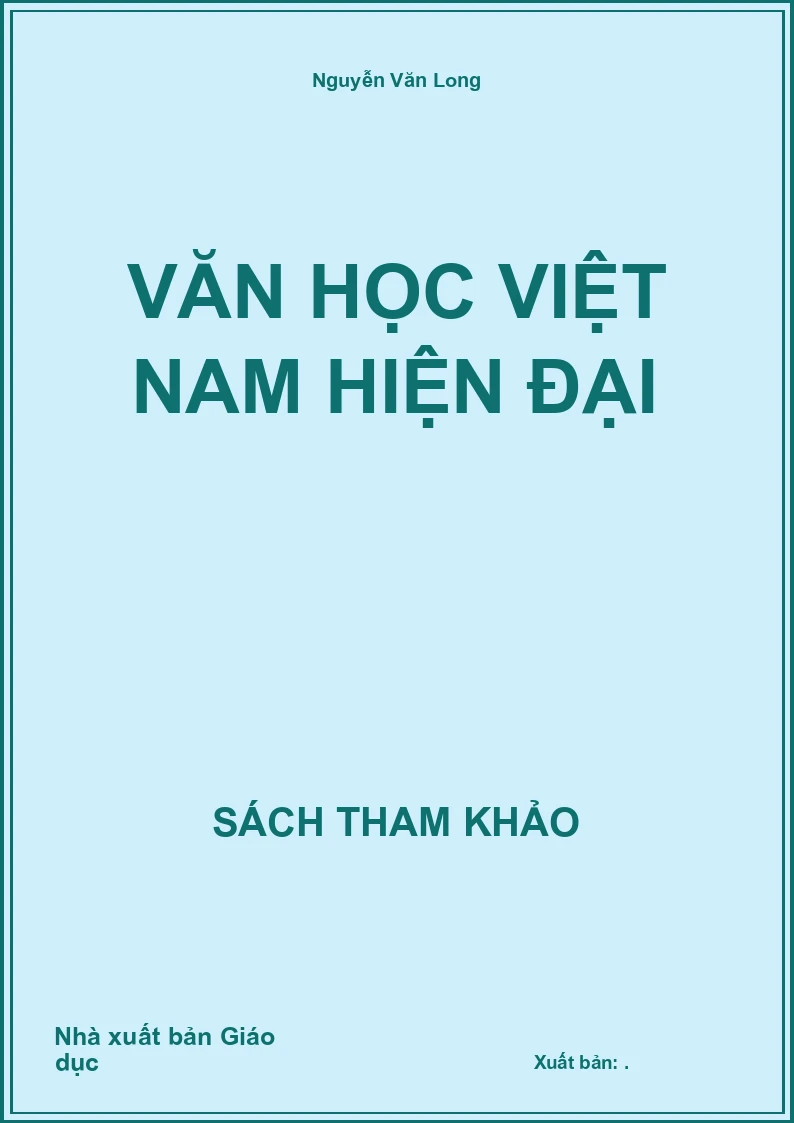 Văn học Việt Nam hiện đại