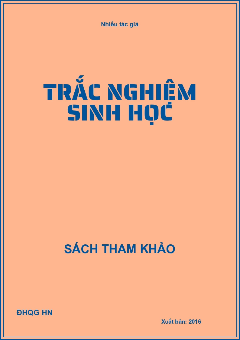 Trắc Nghiệm Sinh Học