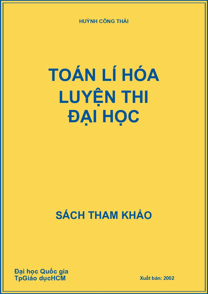 Toán Lí Hóa Luyện Thi Đại Học
