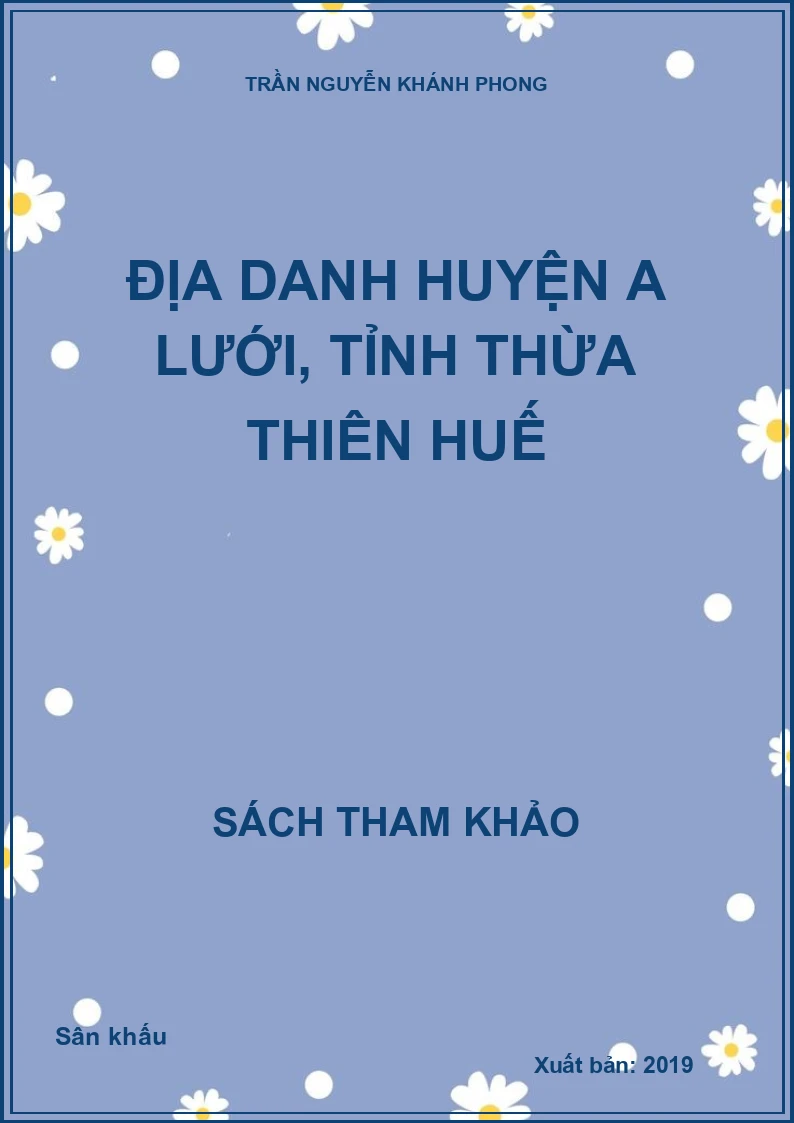 Địa danh huyện A Lưới, tỉnh Thừa Thiên Huế