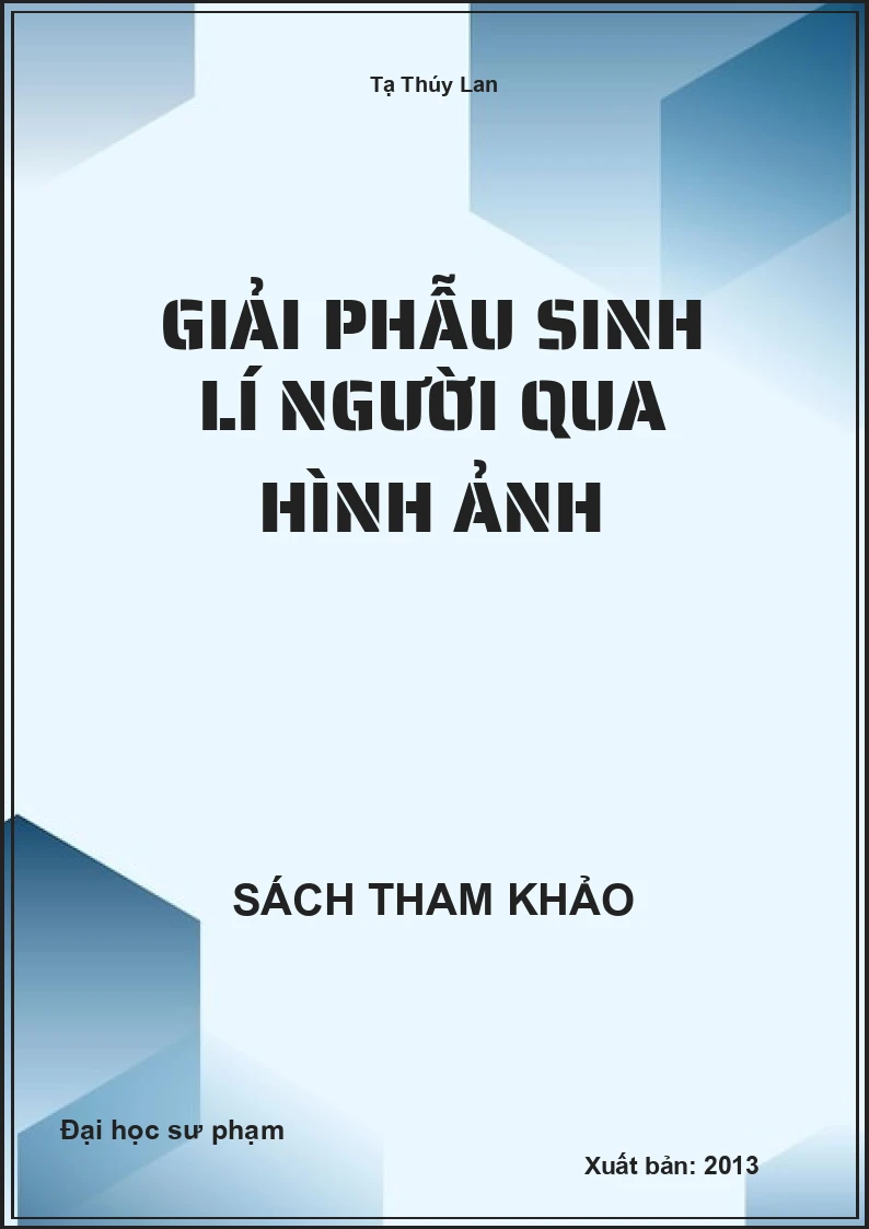 Giải phẫu sinh lí người qua hình ảnh
