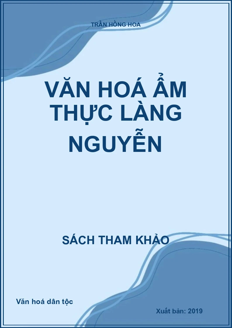 Văn hoá ẩm thực làng Nguyễn