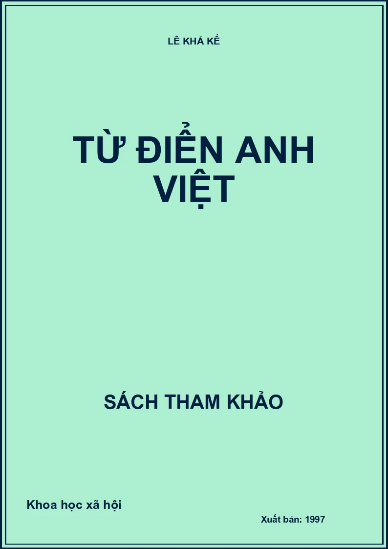 Từ Điển Anh Việt
