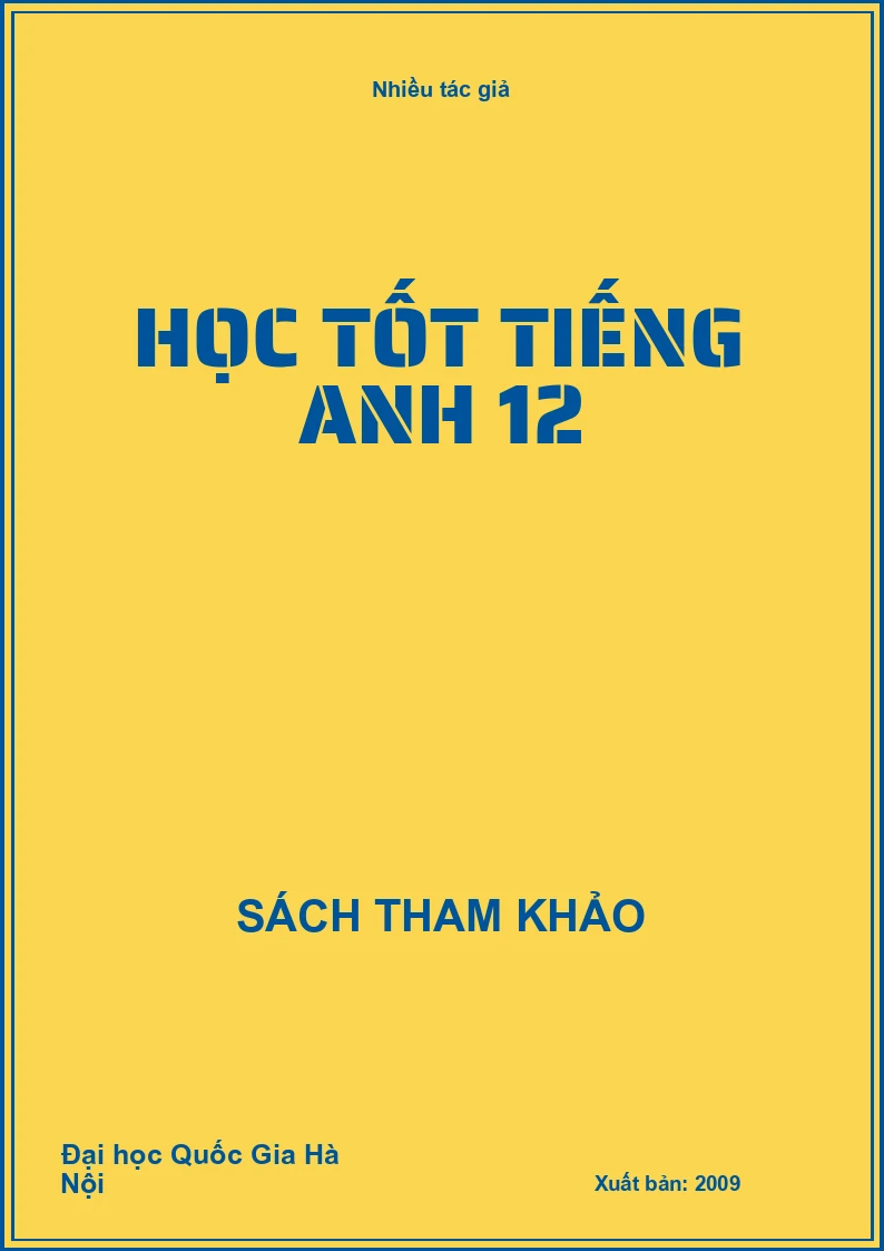 Học tốt tiếng Anh 12
