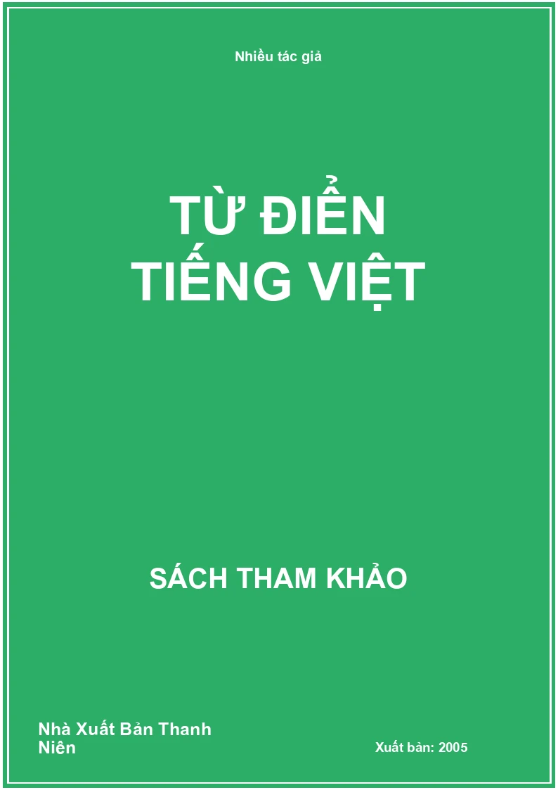 Từ điển tiếng Việt