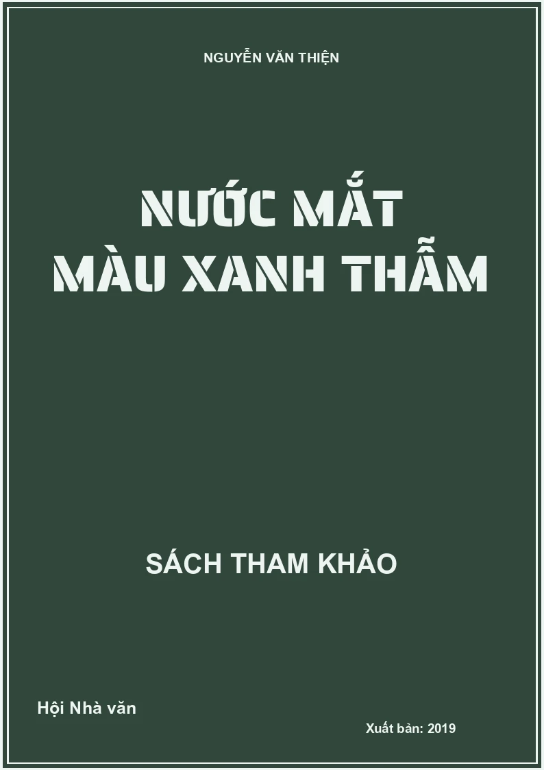 Nước mắt màu xanh thẫm