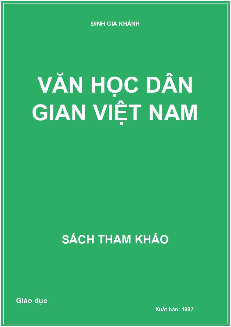 Văn học dân gian Việt Nam