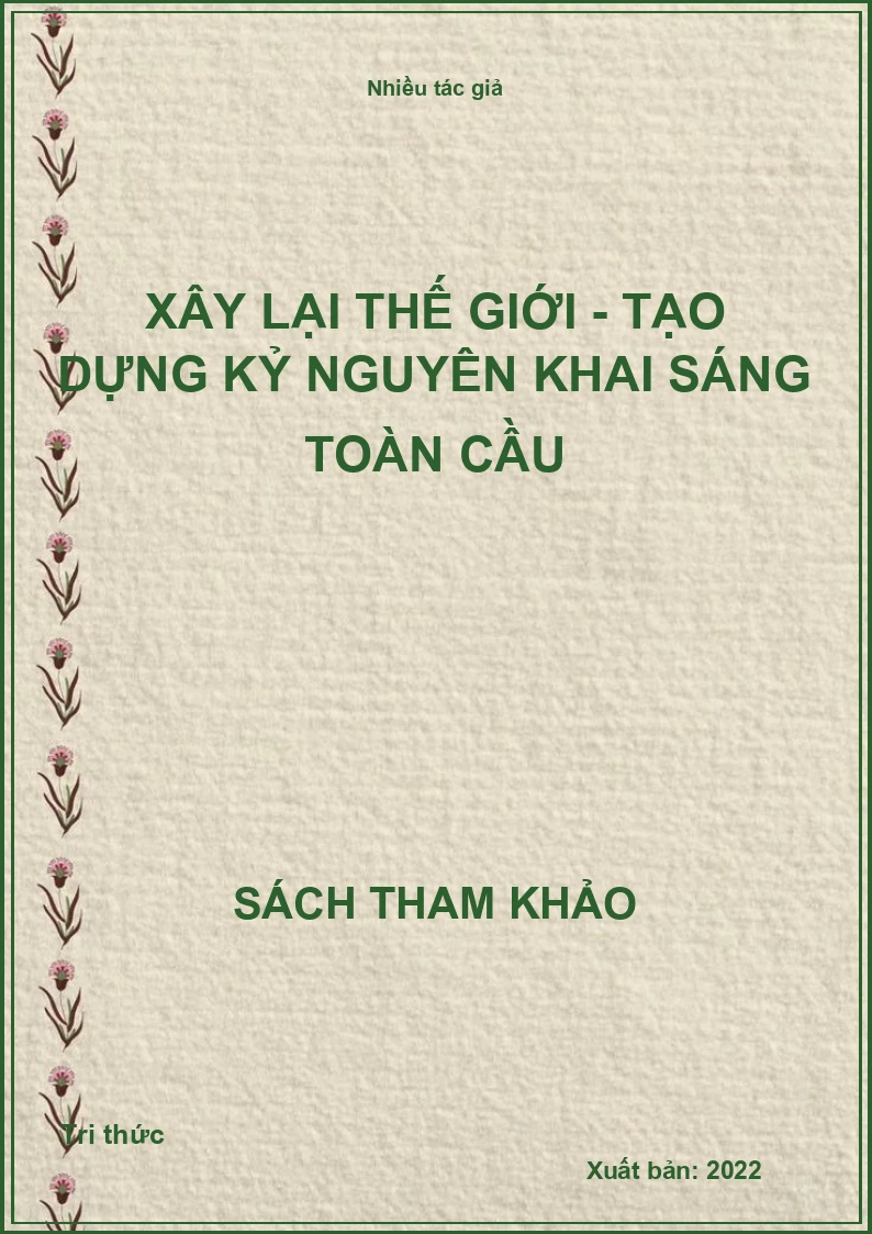 Xây lại thế giới - Tạo dựng kỷ nguyên khai sáng toàn cầu