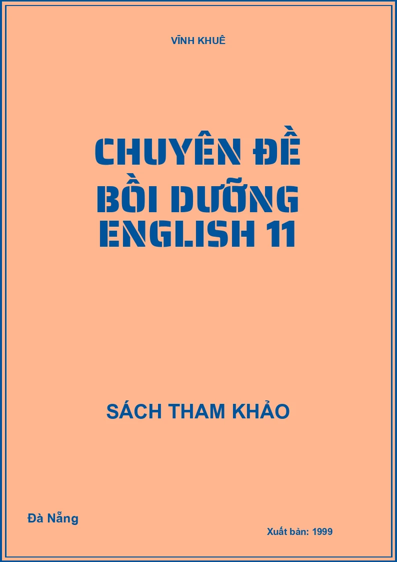 Chuyên Đề Bồi Dưỡng English 11