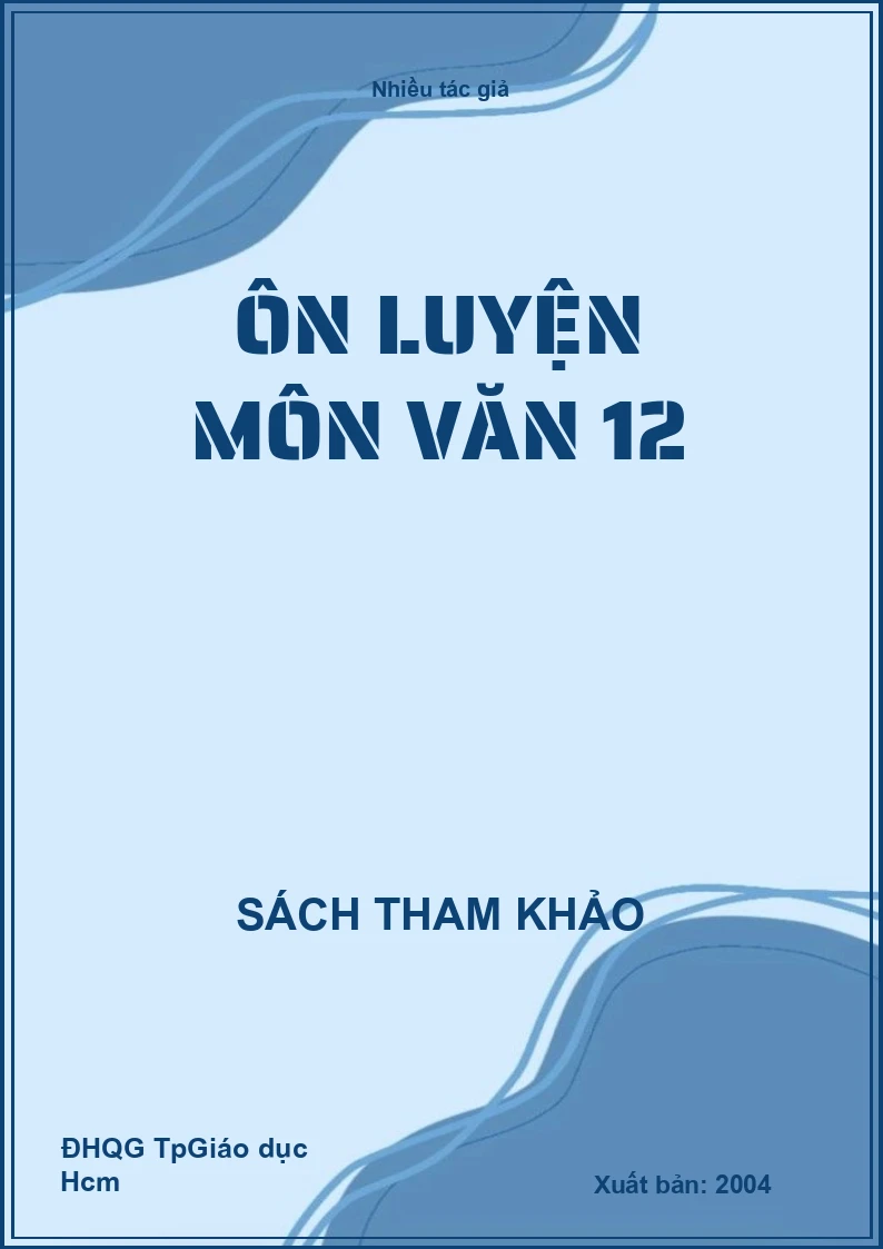 Ôn luyện môn văn 12