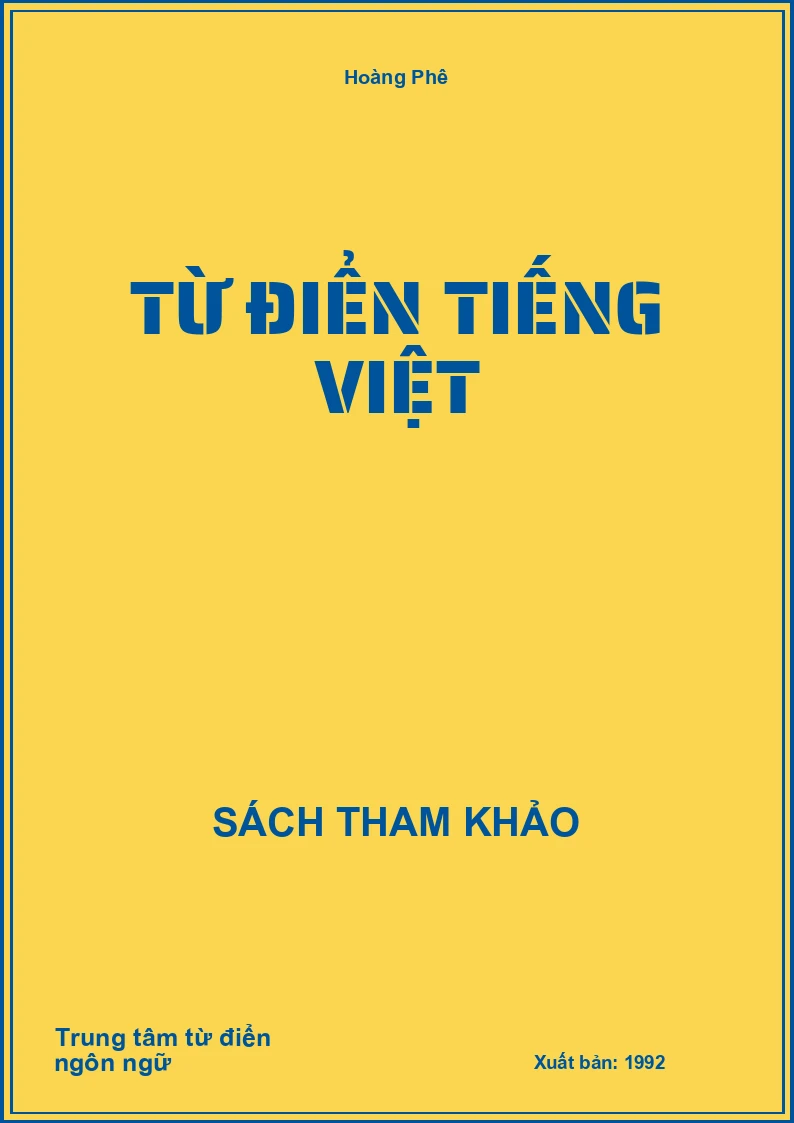 Từ điển tiếng Việt
