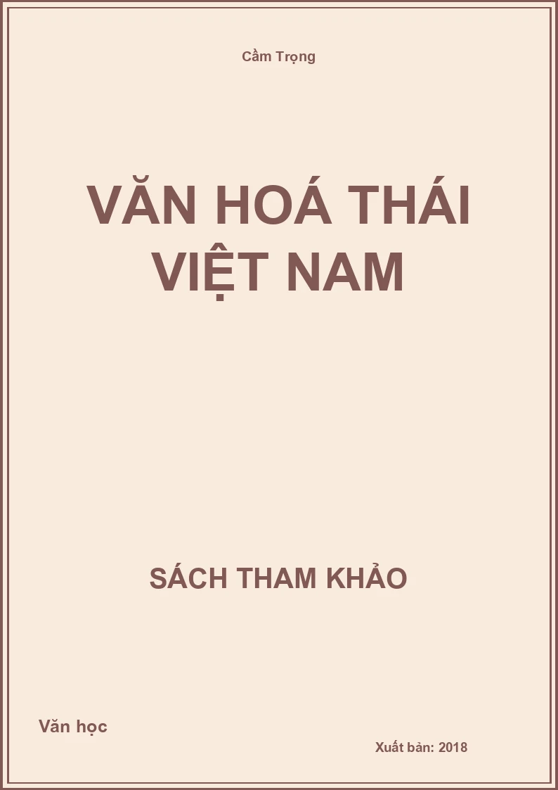 Văn hoá Thái Việt Nam