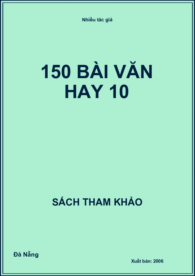 150 bài văn hay 10
