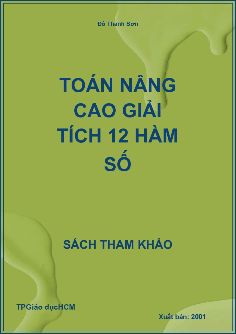 Toán nâng cao giải tích 12 hàm số