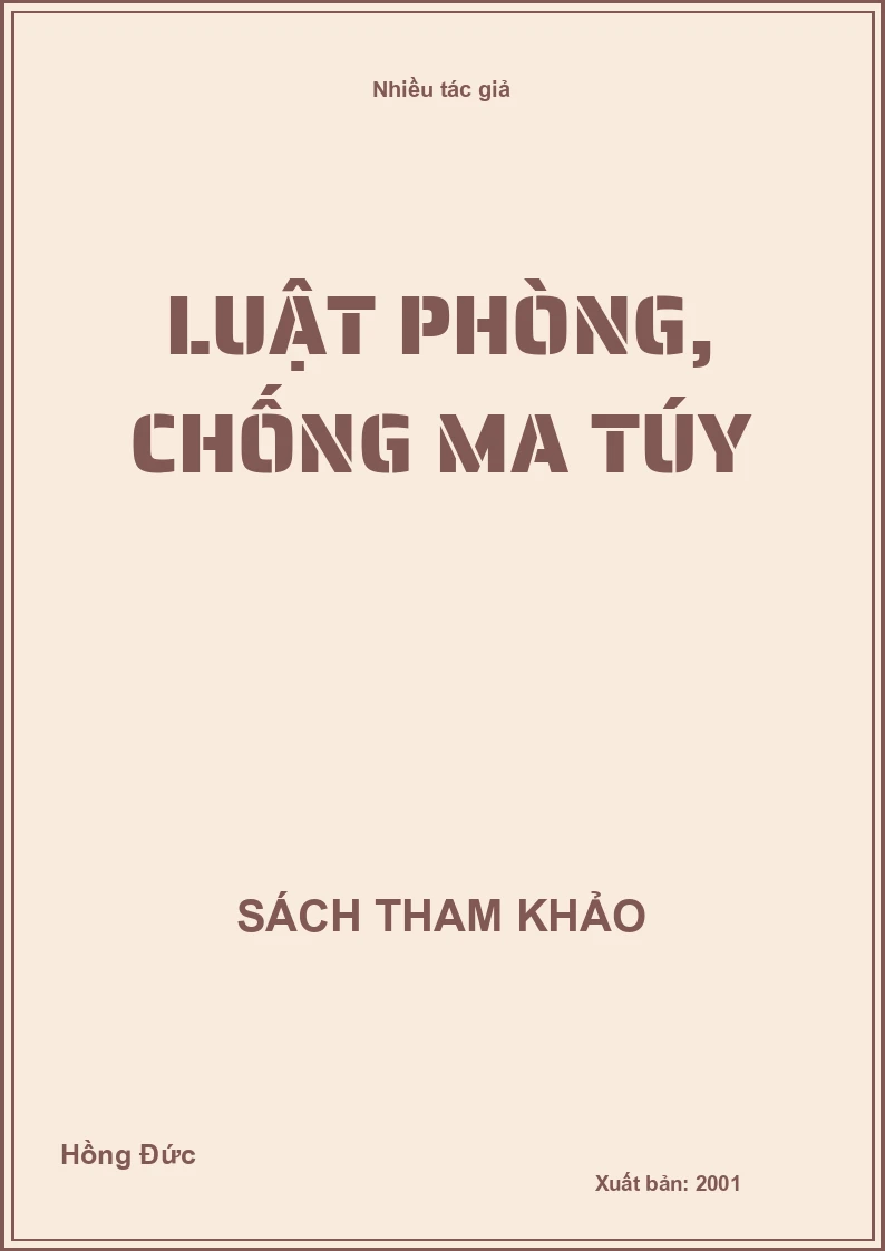 Luật Phòng, Chống Ma Túy