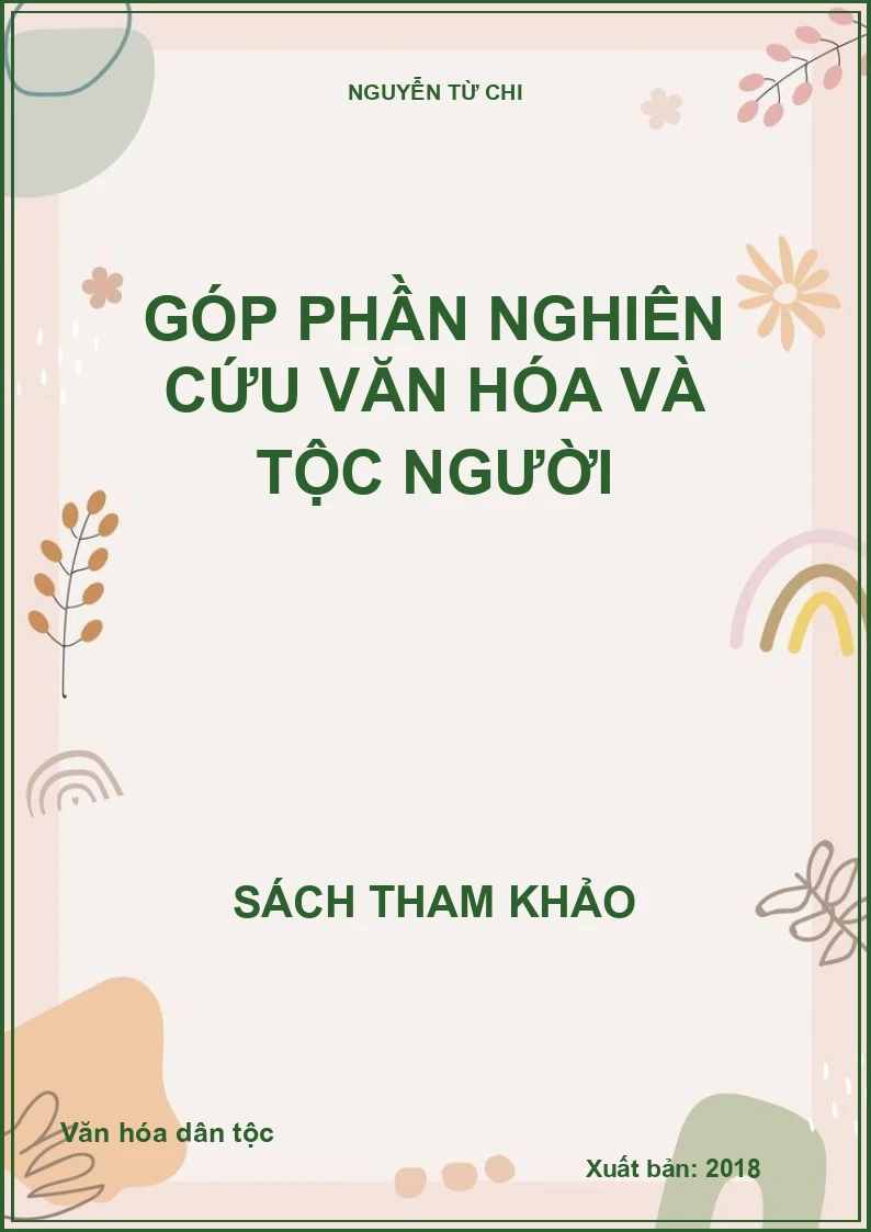 Góp phần nghiên cứu văn hóa và tộc người