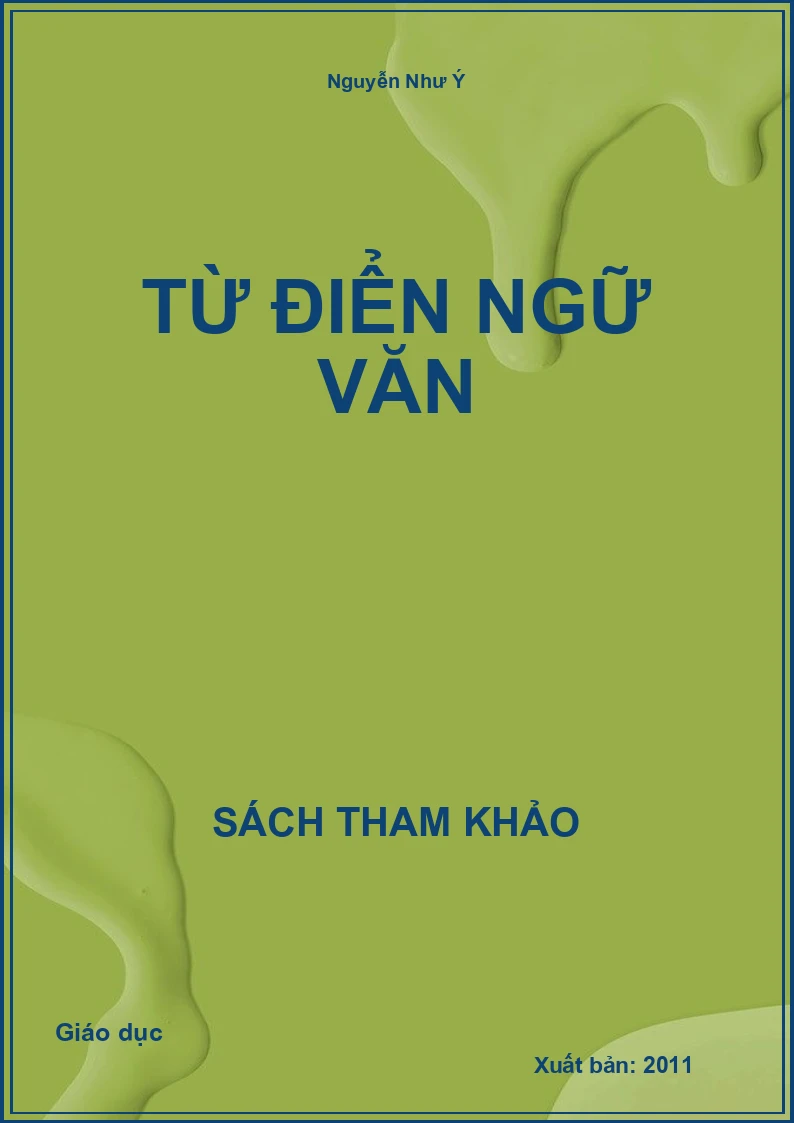 Từ điển ngữ văn