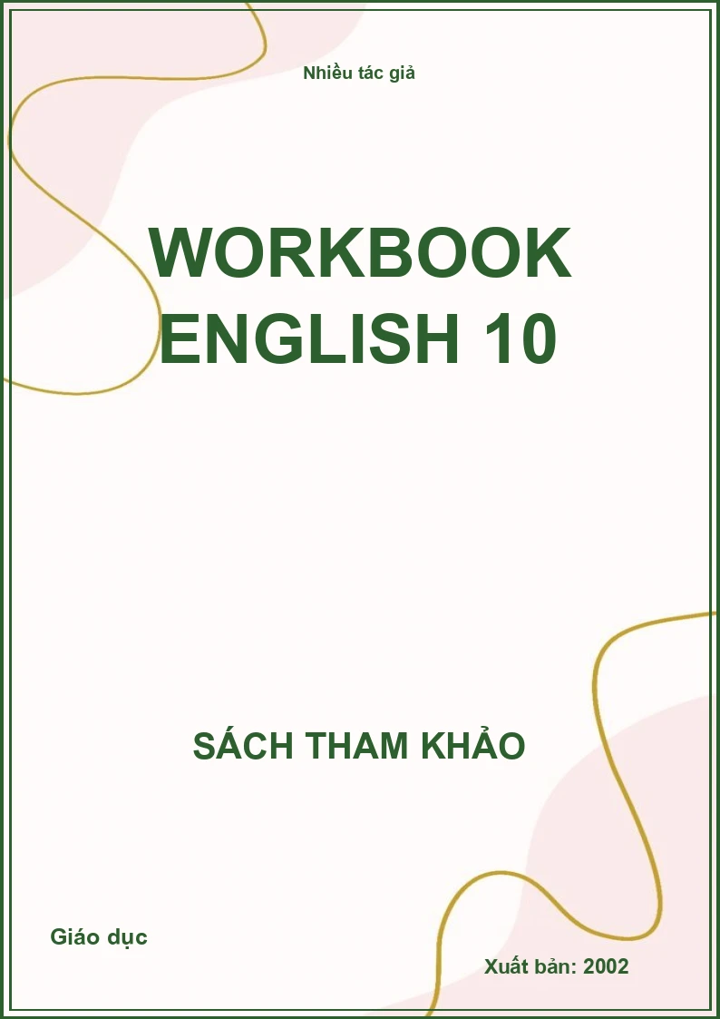 Workbook English 10