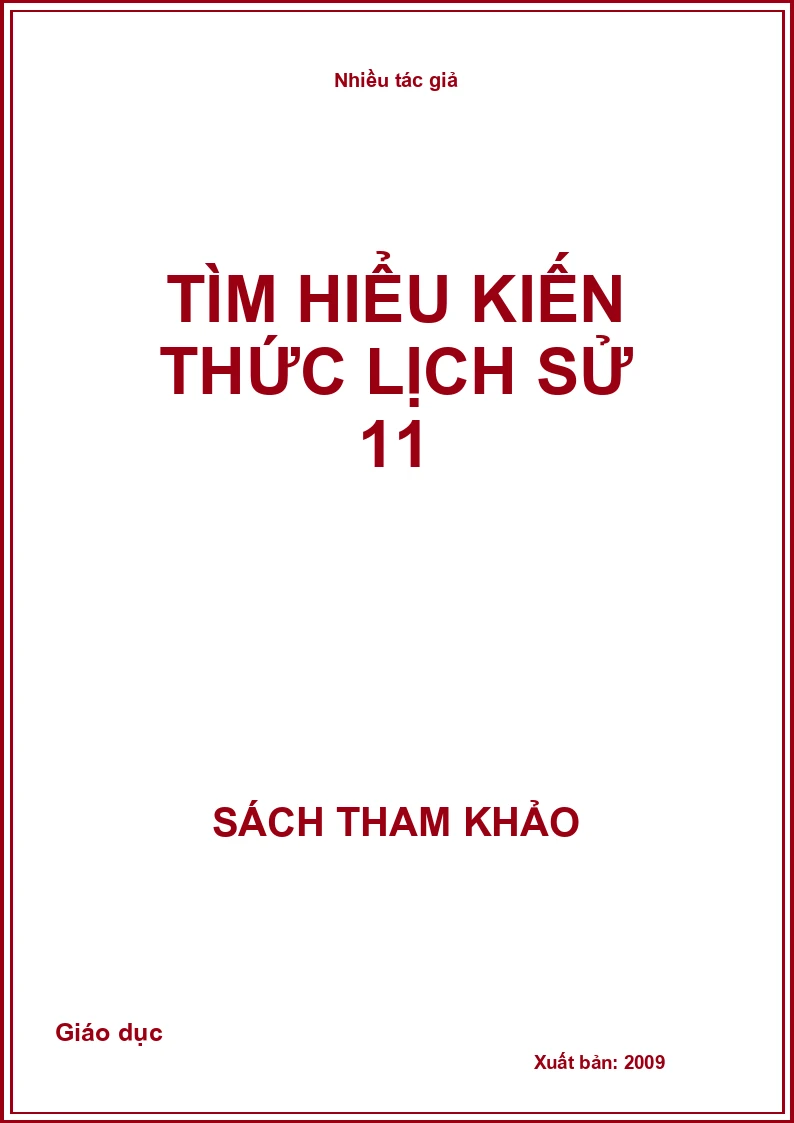 Tìm hiểu kiến thức lịch sử 11