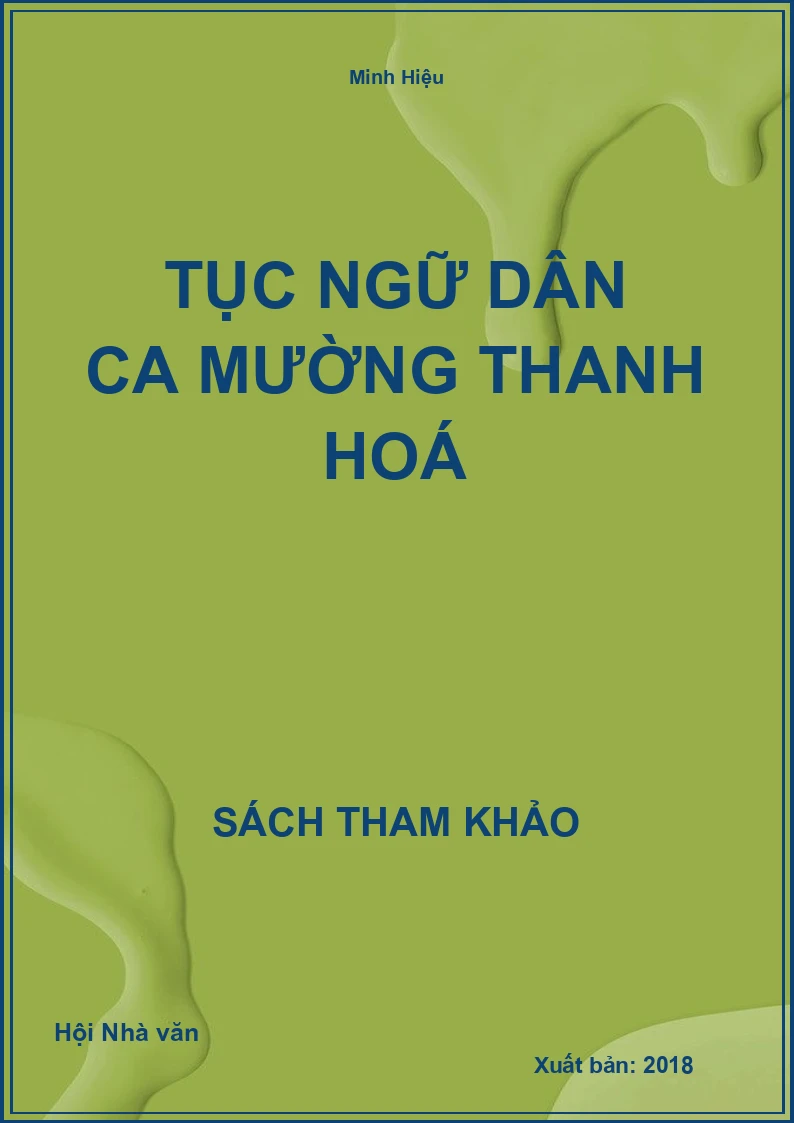 Tục ngữ dân ca Mường Thanh Hoá