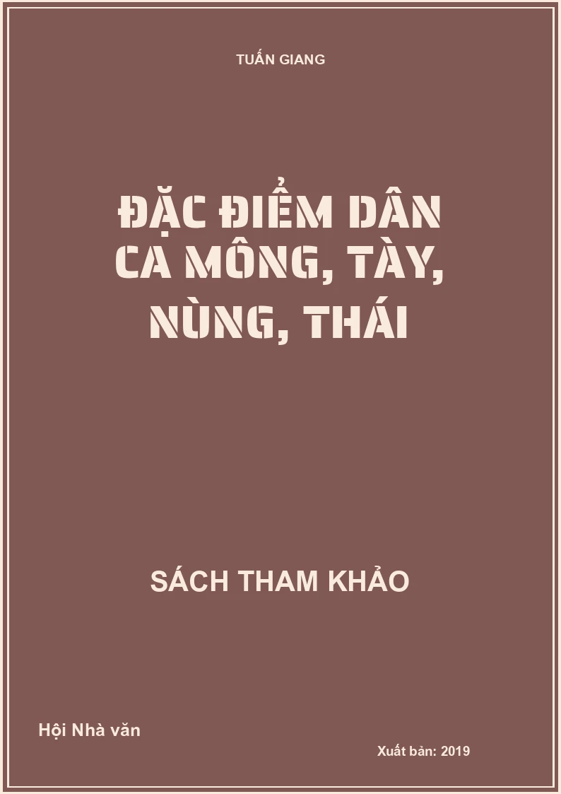 Đặc điểm dân ca Mông, Tày, Nùng, Thái