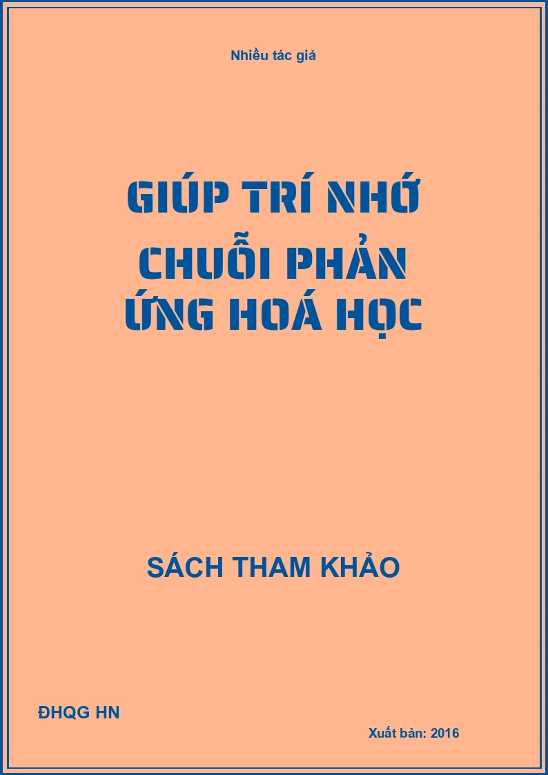 Giúp Trí Nhớ Chuỗi Phản Ứng Hoá Học