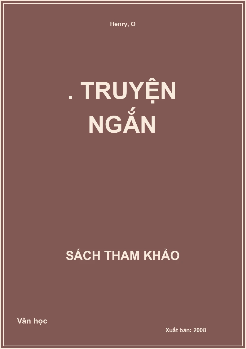 . Truyện ngắn