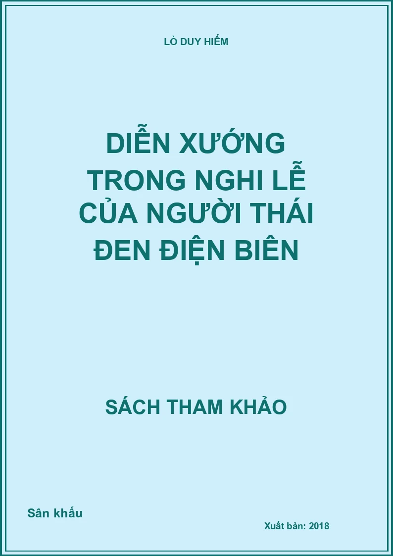 Diễn xướng trong nghi lễ của người Thái đen Điện Biên