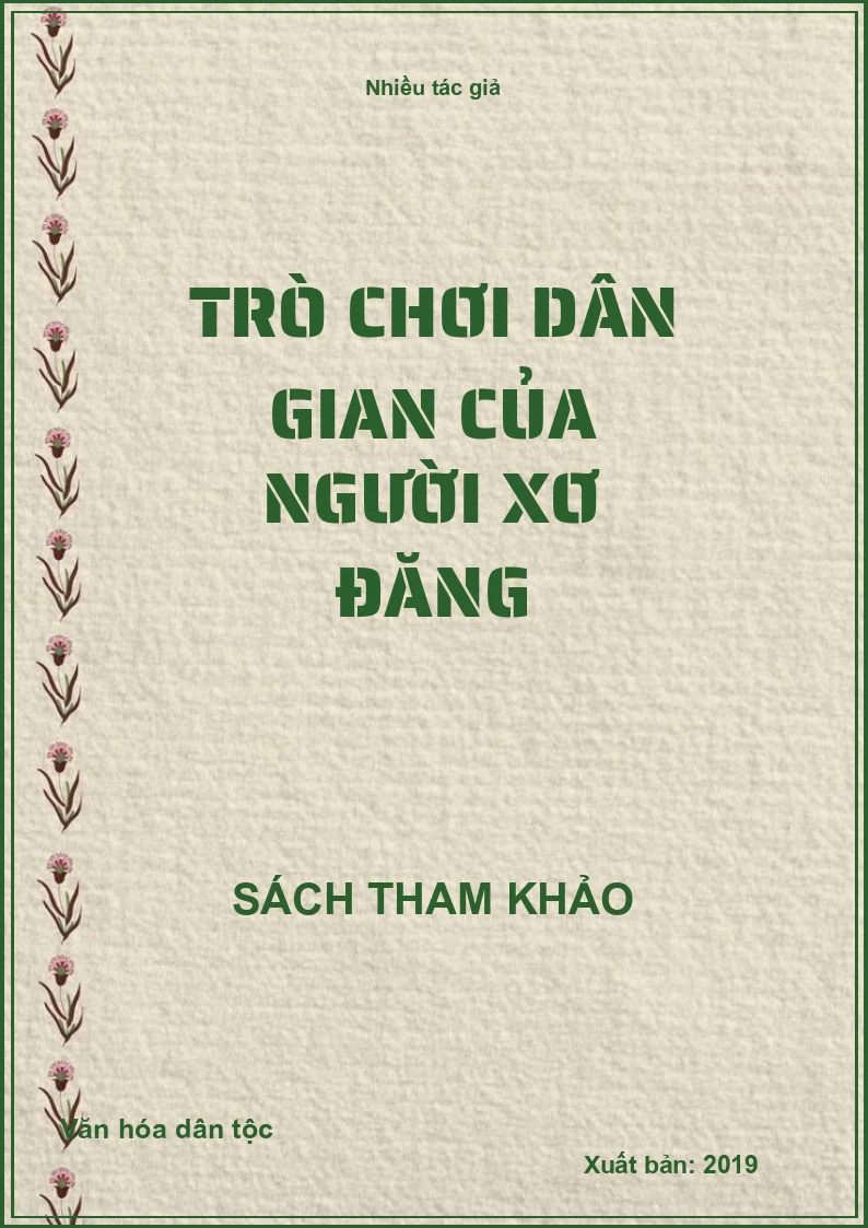 Trò chơi dân gian của người Xơ Đăng