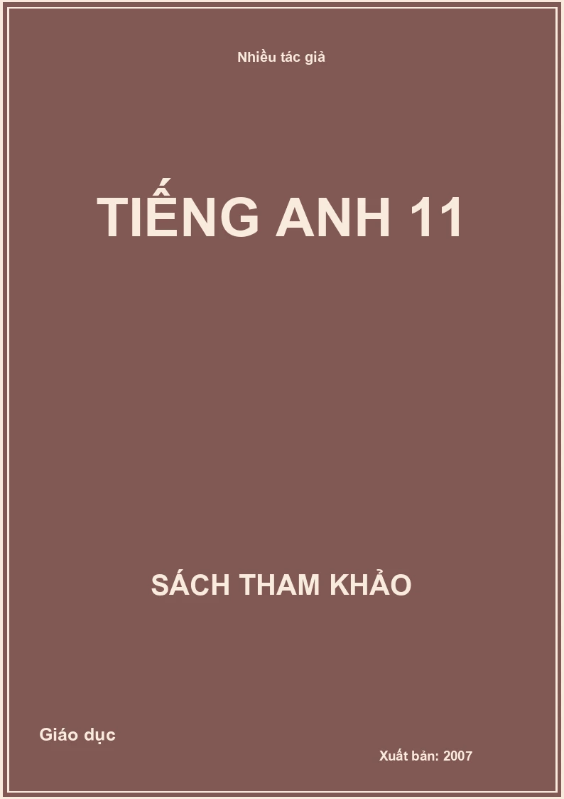 Tiếng Anh 11