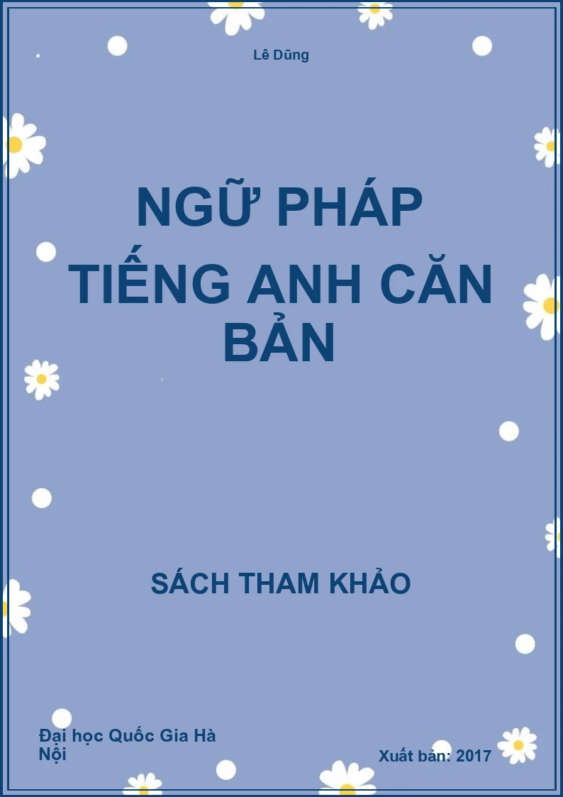 Ngữ pháp tiếng Anh căn bản