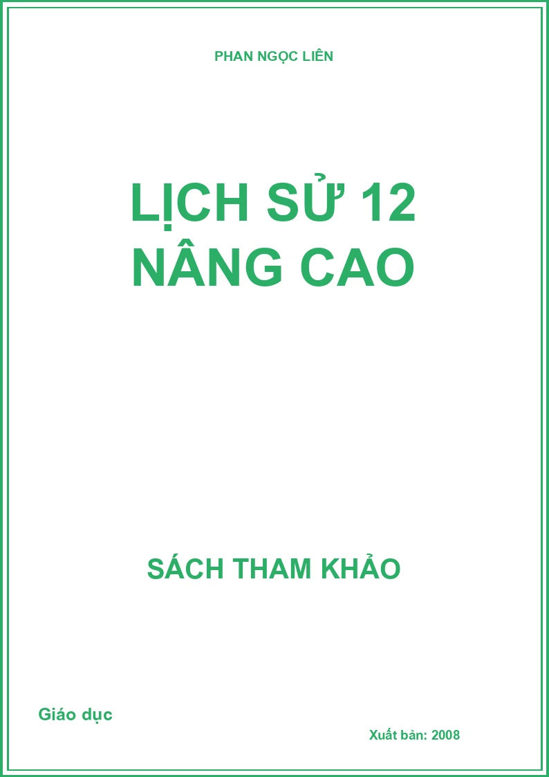 Lịch sử 12 nâng cao