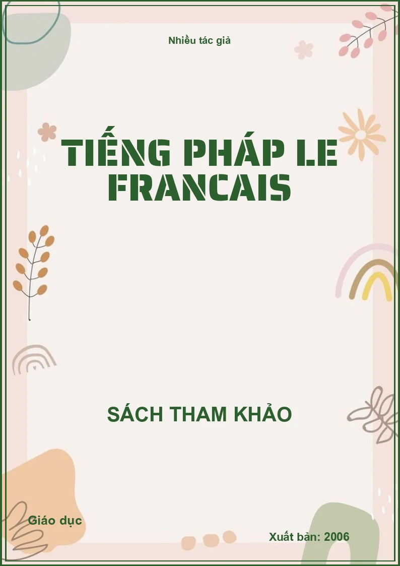 Tiếng Pháp Le francais