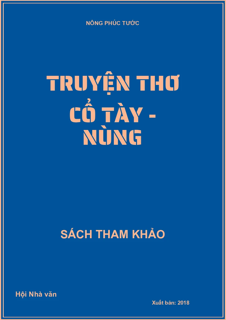 Truyện thơ cổ Tày - Nùng