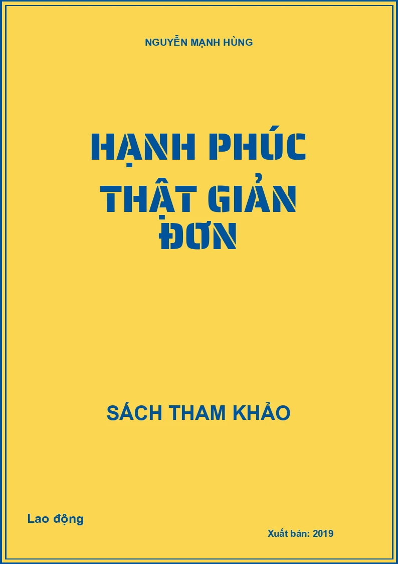 Hạnh phúc thật giản đơn