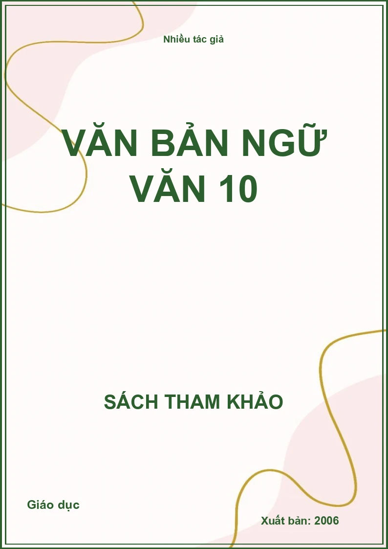 Văn bản ngữ văn 10