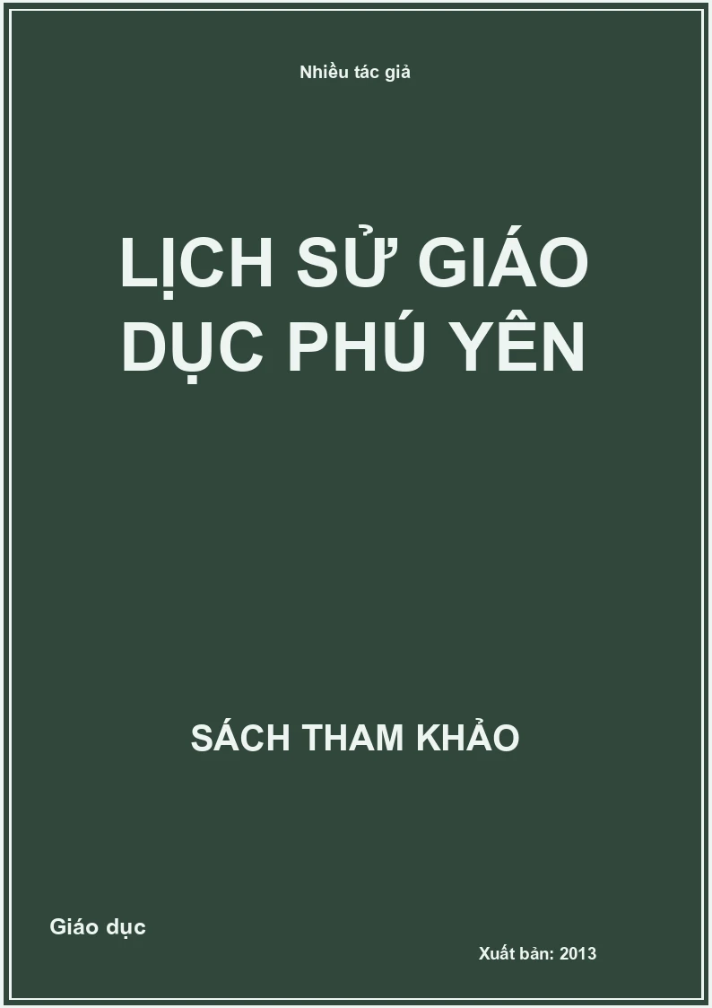 Lịch sử giáo dục phú yên
